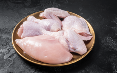 Los nutrientes que nos aportan la pechuga, el muslo y las alitas de pollo